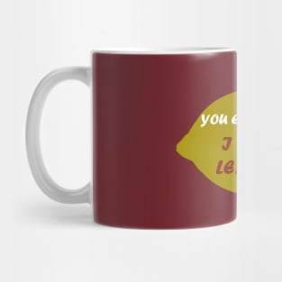 I read lemons Mug